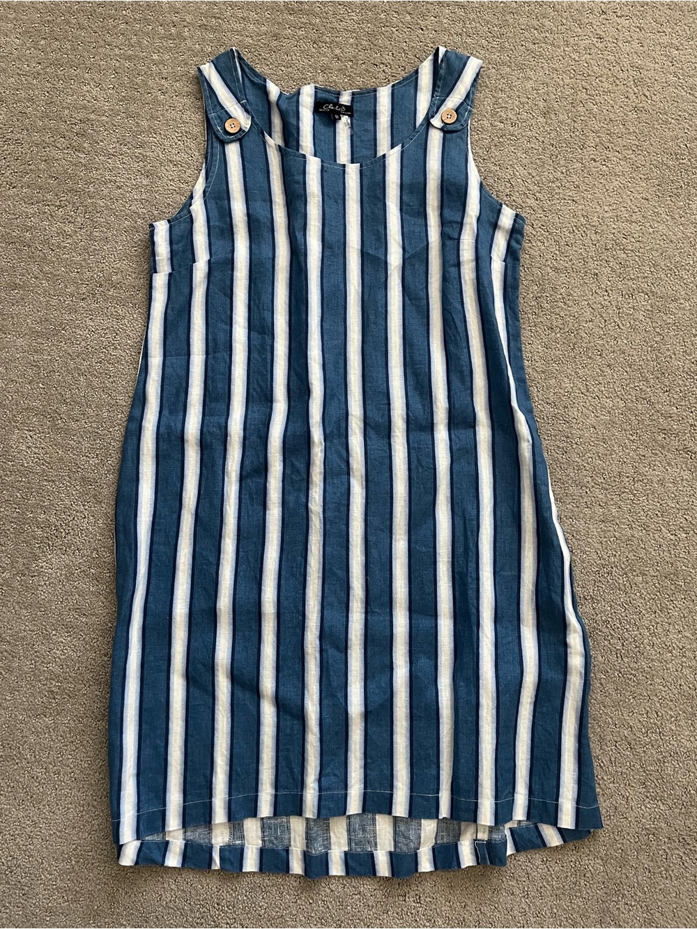 Charlie B linen stripe dress - Picture 3 of 5